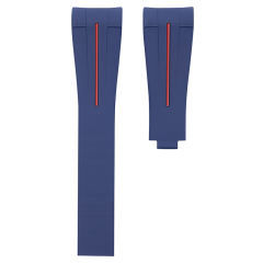 Rubber Strap For Rolex Yacht Master II 116680.116681.116688