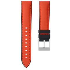 Rubber Strap For All Watches Premium Napa Leather Strap and Rubber