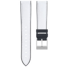 Rubber Strap For All Watches Premium Epsom Leather Strap and Rubber