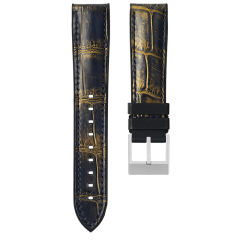 Rubber Strap For All Watches Premium Genuine Alligator and Rubber