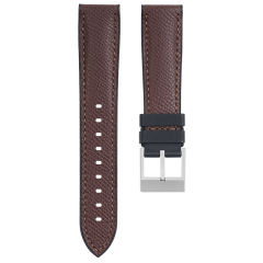 Rubber Strap For All Watches Premium Epsom Leather Strap and Rubber