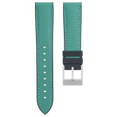 Rubber Strap For All Watches Premium Epsom Leather Strap and Rubber
