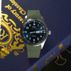 Rubber strap for IWC Mark XX Tang Buckle