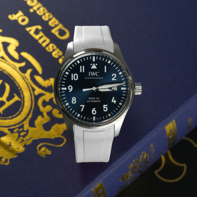 Rubber strap for IWC Mark XX Tang Buckle