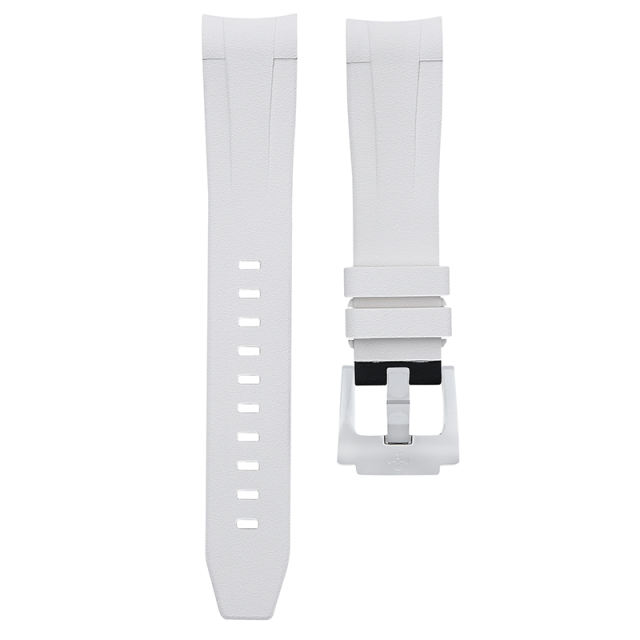 Rubber Strap For Tufor Black Bay Silver Case 39mm M79010