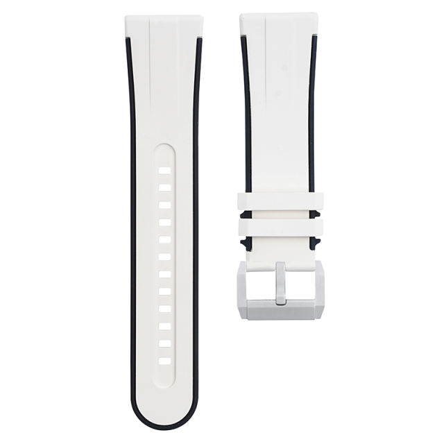 Universal Rubber Strap Two Tone For All Watches