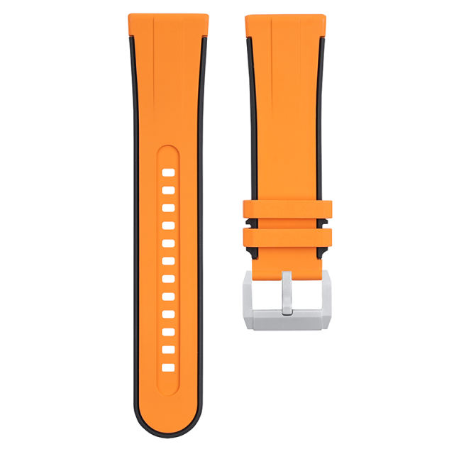 Universal Rubber Strap Two Tone For All Watches