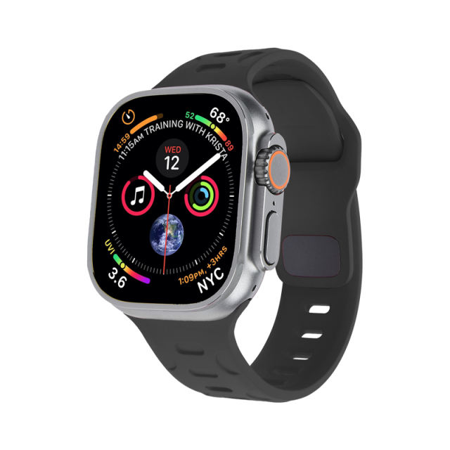 Rubber strap for iwatch 9 Ultra 1 Ultra 2 49/45/44mm