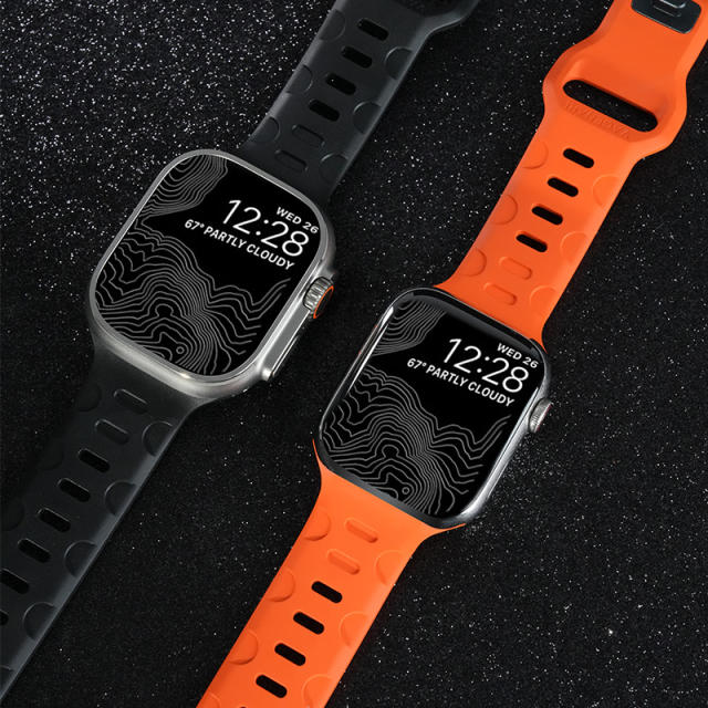 Rubber strap for iwatch 9 Ultra 1 Ultra 2 49/45/44mm