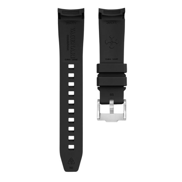 (Curve End)The Rubber strap for Rolex Yacht-Master 37mm 268622 Tang buckle