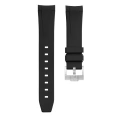 Rubber Strap For Rolex GMT 126711. 126713. 126715. 126718 Tang Buckle
