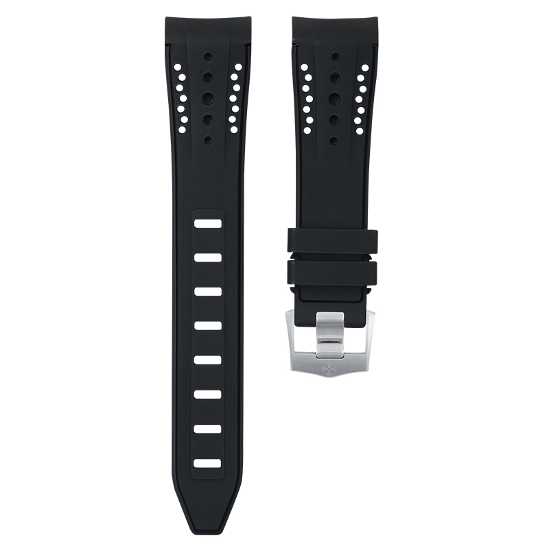 Rubber Strap For Omega DARK SIDE OF THE MOON 44.25mm