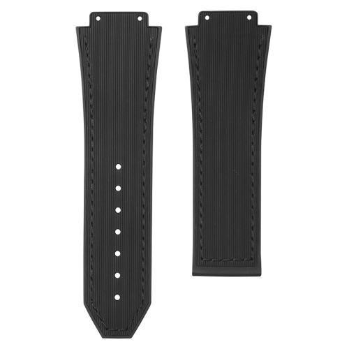 Line pattern Rubber strap for Hublot Classic Fusion Chronograph TItanium 42/45mm