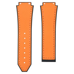 Grid Pattern Rubber strap for Hublot Classic Fusion 3-Hands 42/45mm