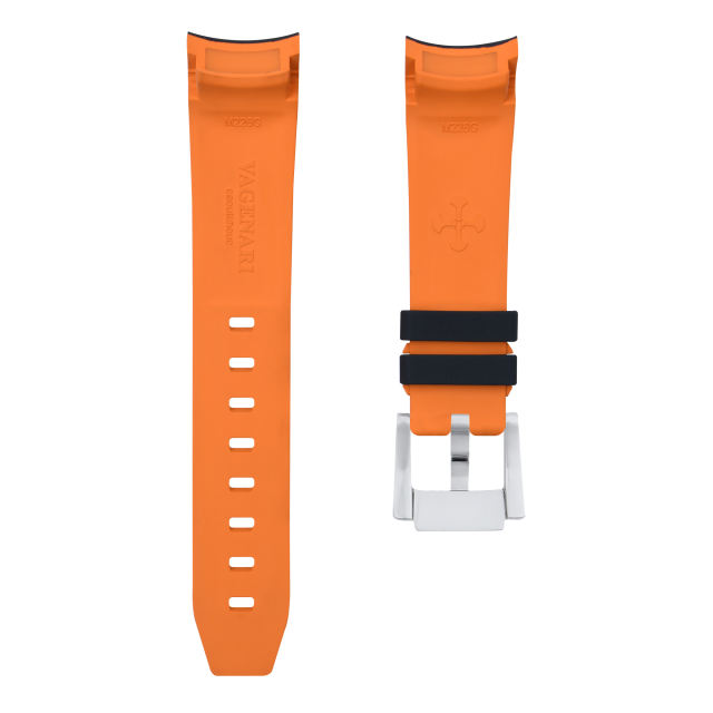 Rubber Strap For Omega Planet Ocean 600m cal.9900 45.5mm