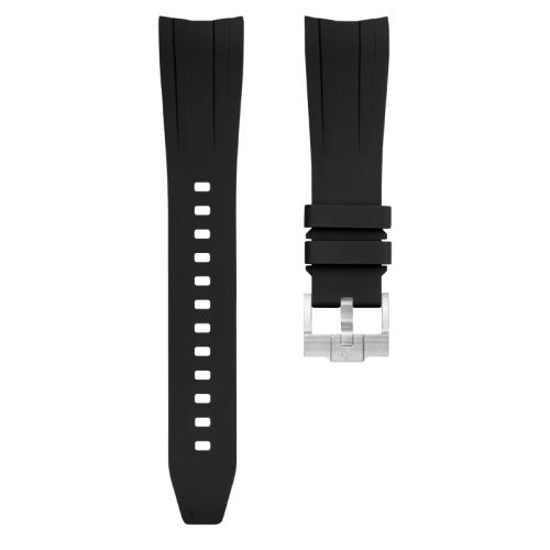 (Curve End)Rubber strap for Rolex Sky-dweller 42mm Tang Buckle