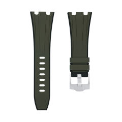 【Two Tone】Rubber Strap For Royal Oak Offshore 42mm Chronograph Tang Buckle