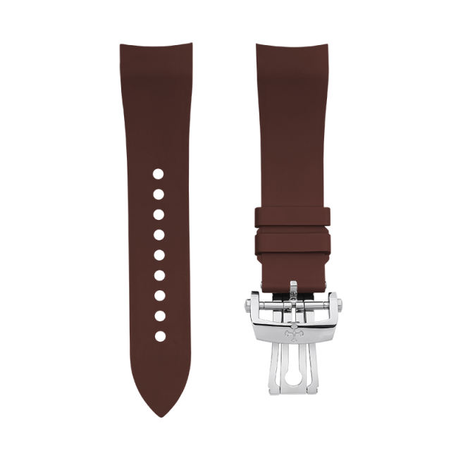 (Curved End) Rubber Strap For Fifty Fathoms ref.5054 43mm