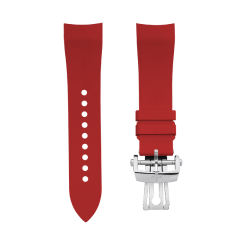 (Curved End) Rubber Strap For Fifty Fathoms ref.5054 43mm