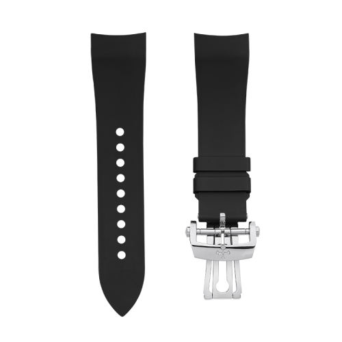 (Curved End) Rubber Strap For Fifty Fathoms ref.5054 43mm