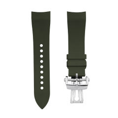 (Curved End) Rubber Strap For Fifty Fathoms ref.5054 43mm