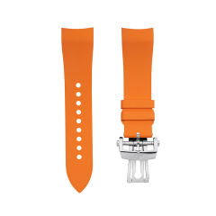 (Curved End) Rubber Strap For Fifty Fathoms ref.5054 43mm
