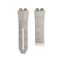 Alligator Rubber Strap For Bigbang Unico Chronograph 411. 414 45mm