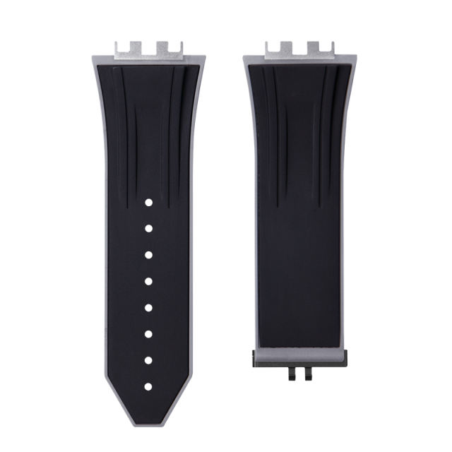 Rubber Strap For Hublot 614 SPIRIT OF Big Bang MECA-10 45mm