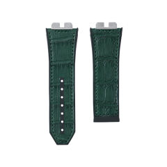 Alligator Rubber Strap For Bigbang Unico Chronograph 411. 414 45mm