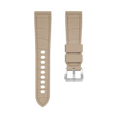 【100% Rubber】The Imitate alligator patterns Rubber Strap For Panerai Luminor 40mm 42mm