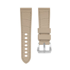 The Imitate alligator patterns Rubber Strap For Panerai Luminor 44mm
