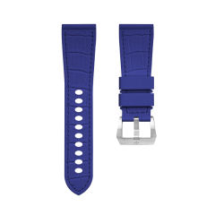 The Imitate alligator patterns Rubber Strap For Panerai Luminor 47mm