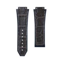 Alligator/Rubber Strap For Hublot Classic Fusion 3-Hands 42/45mm