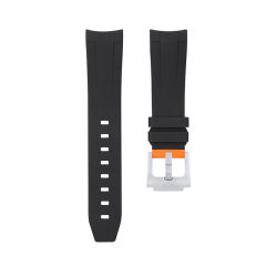 Rubber Strap For Planet Ocean 600m Chronograph 45.5mm Cal.9300 Movement