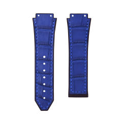 Alligator/Rubber Strap For Hublot Classic Fusion 3-Hands 42/45mm