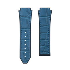Alligator/Rubber Strap For Hublot Classic Fusion 3-Hands 42/45mm