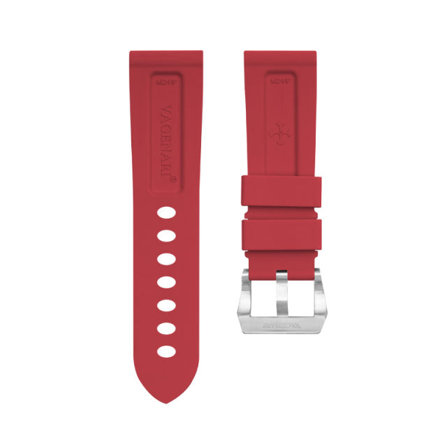 Rubber Strap For Panerai Luminor 44mm 45mm
