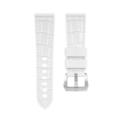 The Imitate alligator patterns Rubber Strap For Panerai Luminor 44mm