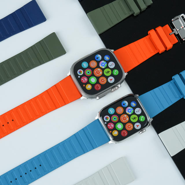Rubber Strap For Apple Watch 44/45/49mm