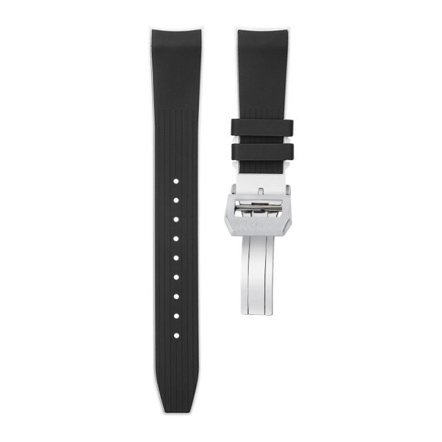 Rubber strap for IWC Portugieser Chronograph 40.9mm IW371446.IW371445.IW371447