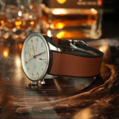 Rubber strap for IWC Portugieser Chronograph 40.9mm IW371446.IW371445.IW371447