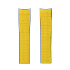 Rubber Strap For Longines HydroConquest 41/43mm Two Tone With Folding Buckle