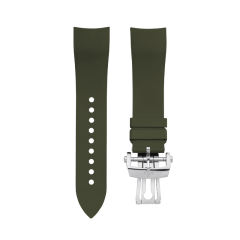 (Curved End) Rubber Strap For Blancpain Fifty Fathoms 5200 43mm