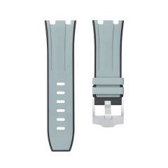 【Two-Tone】Rubber Strap For Royal Oak Offshore Diver 42mm 15710.15703.26703