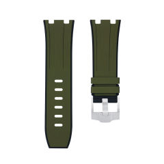 【Two-Tone】Rubber Strap For Royal Oak Offshore Diver 42mm 15710.15703.26703
