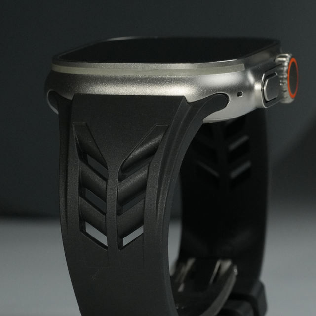 Rubber Strap Shark For Apple Watch 44/45/49mm