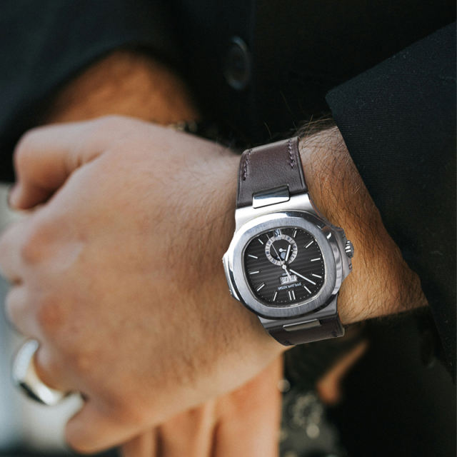 Italy Leather strap for Patek Philippe Nautilus 5711R, 5712R, 5726A, 5980R