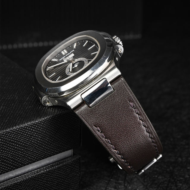 Italy Leather strap for Patek Philippe Nautilus 5711R, 5712R, 5726A, 5980R