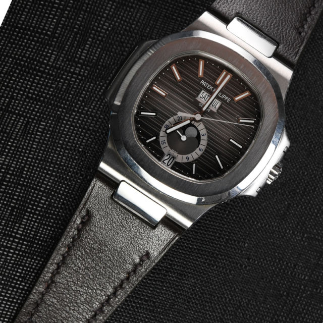 Italy Leather strap for Patek Philippe Nautilus 5711R, 5712R, 5726A, 5980R