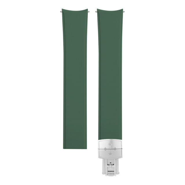 【Curvy Quick release Spring Bar】Universal Rubber Strap For All Watches 18 19 20 21 22 23mm